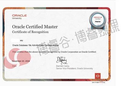 Oracle認證培訓課程-深入了解OCP及Oracle認證體系